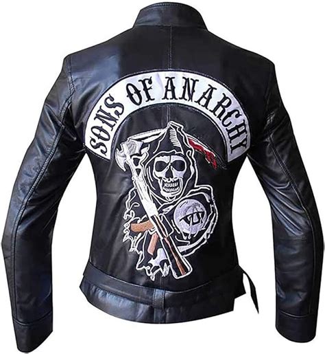 sons of anarchy replica leather jacket|sons of anarchy coat.